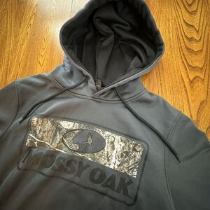 Mossy Oak Camo Pullover Sweatshirt Hoodie Men's Size Small‎